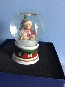 Schneekugel 2005 - Christmas Snow Globe, Teddybar, (Teddy Bear) In Box - Picture 1 of 7