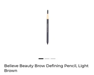 Believe Beauty Brow Defining Pencil ~ LIGHT BROWN - Picture 1 of 5