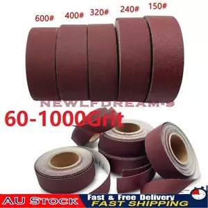 60-1000Grit Emery Burnish Cloth Roll Abrasive Sand Paper 2-20M Sandpapier - Picture 1 of 25
