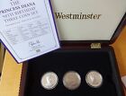 2011 SILVER PROOF CANADA HIGH RELIEF  $15 COINS BOX SET WILLIAM & HARRY DIANA
