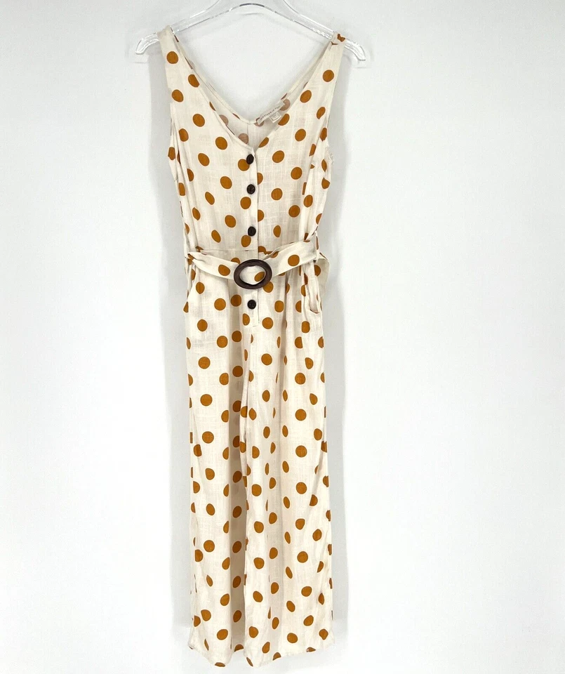 Mono Monteau Mujer L L L L L Mezcla de Lino Ligero Clásico Blanco Costero Foto 1 de 4