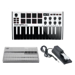 Akai Professional MPK Mini MK III 25 Key MIDI White Keyboard Controller - Picture 1 of 4