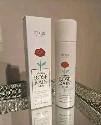 Atomy Rose Rain Mist Crema hidratante facial/cuerpo tónico calmante coreano + regalo gratis 🎁  Foto 1 de 4