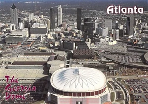 Atlanta Georgia Dome Stadium sitio 1996 Juegos Olímpicos Sin Usar 5x7 Postal - Imagen 1 de 2