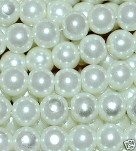 200x4mm 150x6mm 100x8mm 80x10mm Redondo Vidrio Perla Cuentas Boda y Artesanía - Imagen 1 de 2