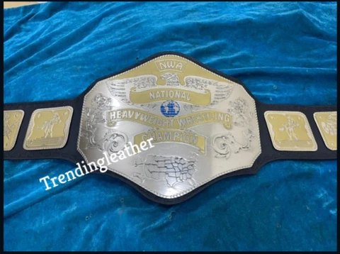 NWA National Heavyweight Championship Belt Adult Size 2mm zinc Cover
