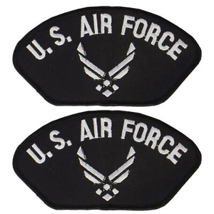 Parche de hierro veterano de la Fuerza Aérea de los Estados Unidos militar solo 2 piezas - Imagen 1 de 5