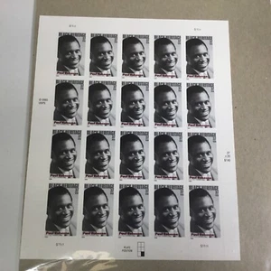 Paul Robeson Black Heritage 20 Stempel Vollblatt USPS 37c 2004 versiegelt - Bild 1 von 7
