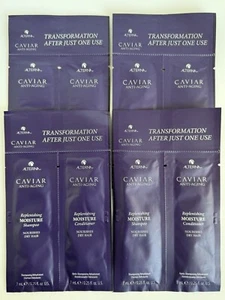 4 Alterna Caviar Anti Aging Replenishing Moisture Shampoo & Conditioner 0.25oz - Picture 1 of 2