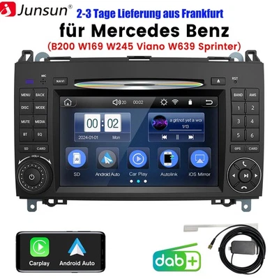 Für Mercedes Benz A/B Klasse Sprinter Viano Vito W639 Autoradio GPS Navi Carplay - Bild 1 von 4