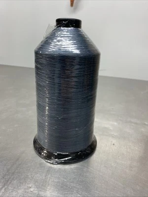 A&E American Efird Anefil Nylon Bonded Nylon Thread BT69 T-70 16 oz. Dark Silver - Image 1 of 4