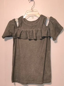 Art Class Girls Green Cold Shoulder Top. Size Large (10-12) - Picture 1 of 5