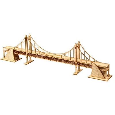 Youngmodeler Gwang An Grand Bridge kit modello architettura in legno fai da... - Immagine 1 di 4