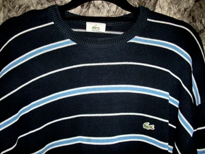 Lacoste Pullover Gr. 8, blau/mix, 3XL, XXL, 100% BW, Maße beachten, sgt, Zustand - Bild 1 von 7