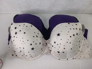 Torrid 46DD Bra Lot Bundle of 2 Push Up Plunge Bras See Pictures For Condition - Picture 1 of 17