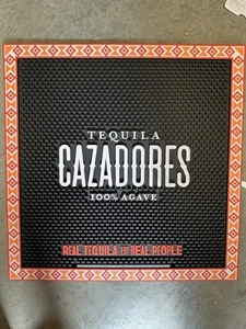 Cazadores Tequila Rubber Wait Station Service Spill Bar Mat Coaster *New Barware - Picture 1 of 1