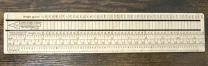 NMRA Weight Template Scale for HO Rolling Stock - Laser Cut 3mm 11" Length NEW - Picture 1 of 2