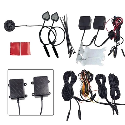 塑料与金属材料 24GHz BSD系统 盲点监测 车道偏离提醒灯 安全驾驶辅助 毫米波技术 物体识别功能 简单安装 视觉警报系统 高通用性适配 - Image 1 of 4