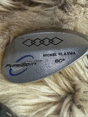 PURESPIN Nickel Plasma  Face 60* LOB WEDGE Right Handed Steel shaft - Image 1 of 4