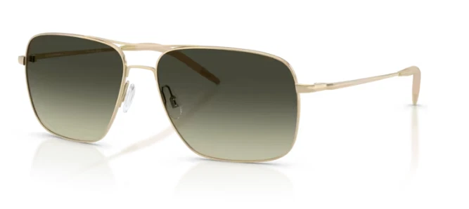 Gafas de sol Oliver People 0OV1150S Clifton 5035BH dorado degradado rectangular para hombre Foto 1 de 4