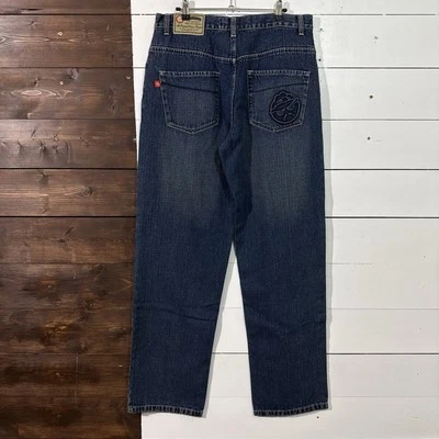 Винтажные мешковатые джинсы из денима Lowrider мужские размер 34x32 мешковатые Y2K Cholo - Изображение 1 из 4