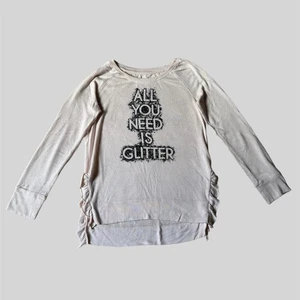 Girl’s Glittery SO Long Sleeve Top - Picture 1 of 7