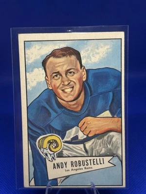 1952 BOWMAN LARGE #85 ANDY ROBUSTELLI RC Rams - Image 1 of 2