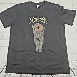 Der Herr der Ringe schwarz kurzarm - Grafik Mordor - Erwachsene T-Shirt - Bild 1 von 5