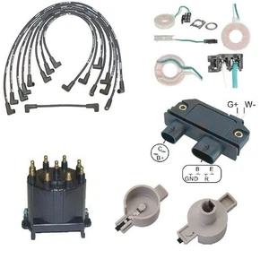 Distributor repair kit module pick up coil cap rotor & Leads for V8 Volvo Penta - Picture 1 of 3