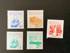 MICRONESIA SCOTT # 33, 34, and 36, 37, 38 MNH - Picture 1 of 1