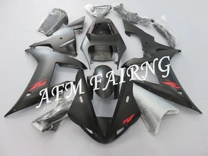 Matte Black ABS Injection Mold Bodywork Fairing Kit Panels for YZF R1 2002 2003 - Picture 1 of 9