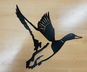 Flying Mallard Duck metal wall art plasma cut decor  - Picture 1 of 1