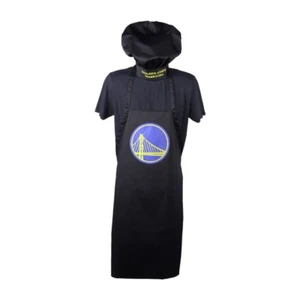 Juego de delantal y sombrero de chef de la NBA - Golden State Warriors barbacoa cocina - Imagen 1 de 1