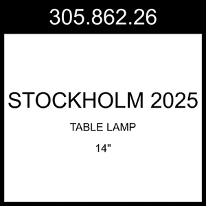 IKEA STOCKHOLM 2025 Table Lamp Yellow/textile 14" 305.862.26 - Picture 1 of 1
