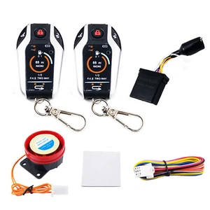 Motorcycle PKE 2 Two Way Anti-theft Remote Engine Start Sensing Alarm System Knz - Picture 1 of 16
