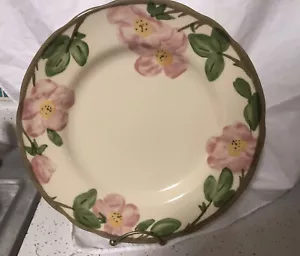 Franciscan Desert Rose 10 3/4" Dinner Plates -1- New Partial Label Still On Back - Picture 1 of 6