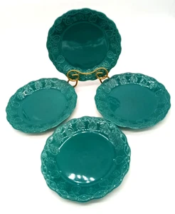 The Pioneer Woman 4er Set türkis Cowgirl Spitze 8,5" Salatteller - Bild 1 von 7