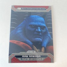 2015 Topps Chrome Star Wars Perspectives Jedi vs. Sith Mas Amedda