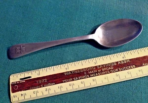 London Midland Scottish RxR Railway Vintage Silver-Tone Dining Car Tea Spoon - Picture 1 of 4