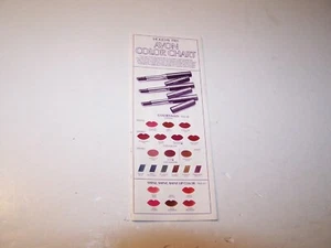 Vintage Holiday 1981 Avon Color Chart - Picture 1 of 6