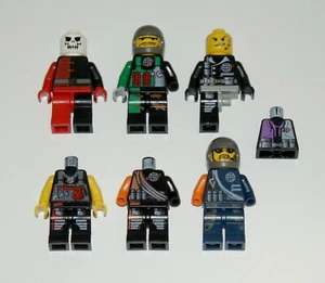 Lego Alpha Team Minifigures Ogel Minion Charge Crunch Dash Flex Cam Radia Parts - Picture 1 of 1