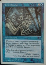 Mtg Soul Barrier 5th Ed  NM NP UC