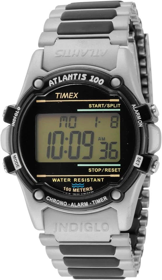Timex Watch Atlantis 100 TW2U31100 Silver