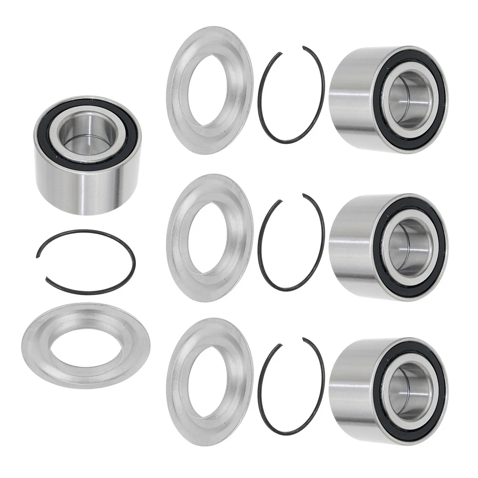 4 Front Rear Left Right Wheel Bearing Set For Can-Am Outlander 500 4X4 2007-2012 - Image 1 of 1