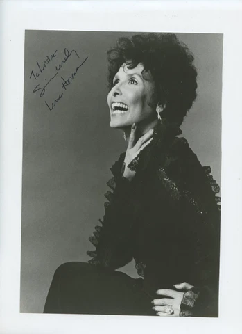 8 X 10 Autographed Photo Legendary Movie Star Actress Jazz Singer Lena Horne Cover