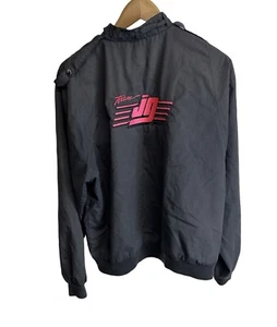 Vintage Team JG Motorsports Men’s Black Racing Bomber Jacket Size XL - Picture 1 of 8