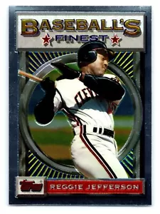 Topps Finest 1993 - Reggie Jefferson - #139 - Cleveland Indians - Imagen 1 de 2