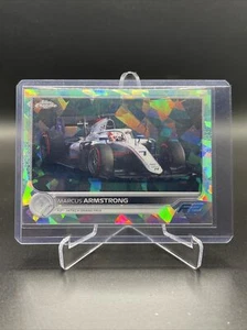 2022 Topps Chrome Sapphire Formula 1 F1 Marcus Armstrong Aqua 64/99 #135 - Picture 1 of 2