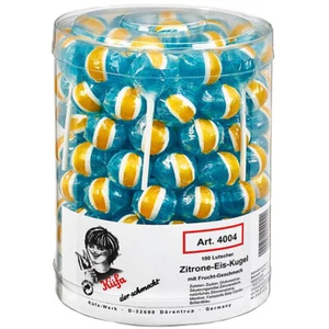 Küfa Limones Hielo Bola Piruleta Con Limón Lata 100 Unidad - Imagen 1 de 1