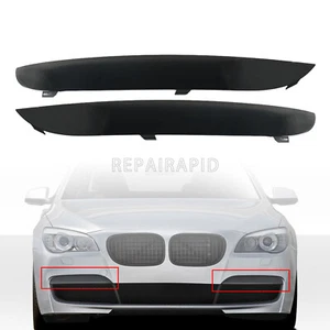2x molduras de parachoques delantero para BMW Serie 7 F01 F02 M Sport 2009-2015 - Imagen 1 de 12